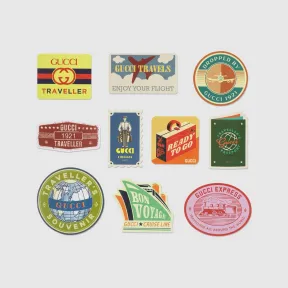 古驰/Gucci 多色Gucci Traveller旅行箱包贴 760359-9AAD7-8464