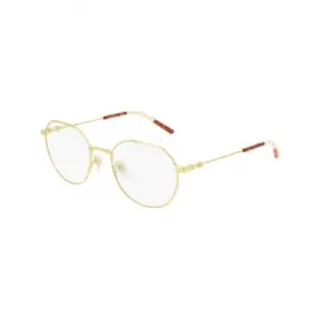 古驰/Gucci 金色椭圆框眼镜 GG0684O001