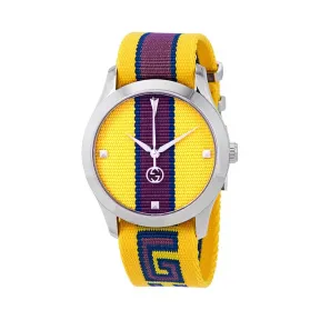 古驰/Gucci G-Timeless系列 钢 石英机芯 中性表 YA1264069