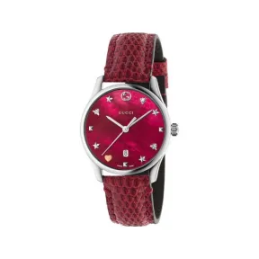 古驰/Gucci G-Timeless系列 钢 石英机芯 女表 YA126584