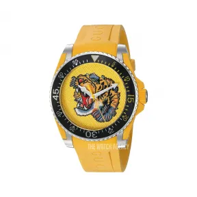 古驰/Gucci FEATURES系列 钢 石英机芯 男表 YA136317