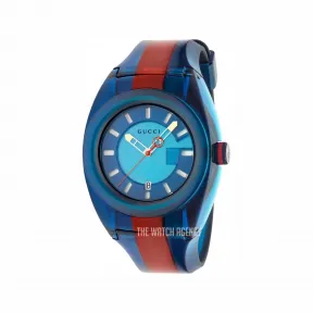 古驰/Gucci FEATURES系列 （透明）树脂 石英机芯 男表 YA137112