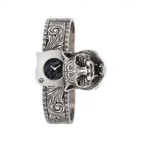 古驰/Gucci 系列 X 22.00 MM, rectangular 拉丝/抛光不锈钢 石英机芯 女表 YA146505