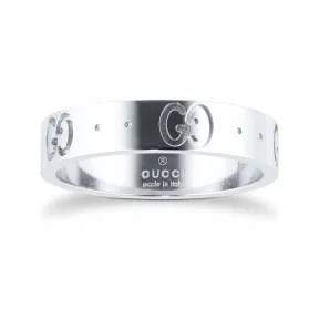 古驰/Gucci 系列 女士 18ct 白金 戒指 YBC073230002
