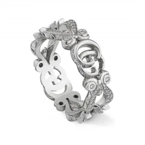 古驰/Gucci 系列 女士 18ct 白金 戒指 YBC629828002