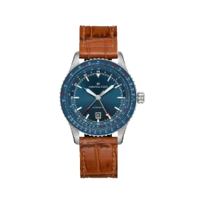 汉密尔顿/Hamilton 卡其航空系列 44MM 精钢 自动上链机芯 男表 H76715540