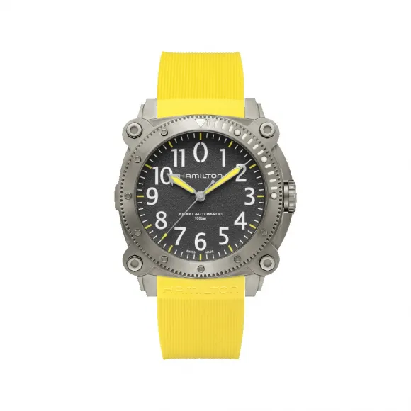 汉密尔顿/Hamilton 卡其海军系列 46 MM 钛合金 自动上链机芯 男表 H78535380