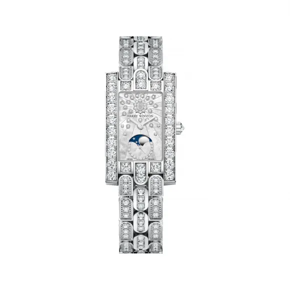 海瑞温斯顿/HarryWinston Avenue Classic Moon Phase AVEQMP21WW010