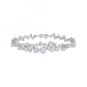 海瑞温斯顿/HarryWinston Sparkling Cluster钻石手链 BRDPCLRFSPC