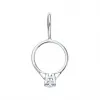 海瑞温斯顿/HarryWinston Charms HW Logo铂金戒指坠饰 CMDPRD000HWL