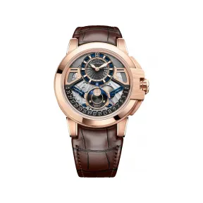 海瑞温斯顿/HarryWinston Ocean Moon Phase Automatic 42MM OCEAMP42RR001