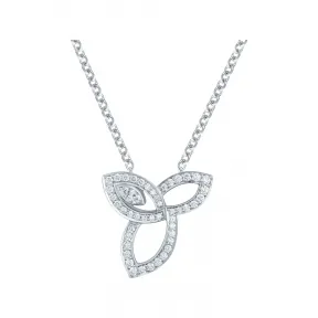 海瑞温斯顿/HarryWinston Lily Cluster铂金钻石坠饰 PEDPMQRFLC