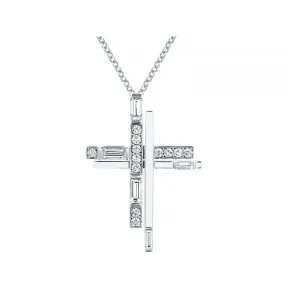 海瑞温斯顿/HarryWinston Symbols花式切工钻石双十字坠饰 PEDPRERFTRF