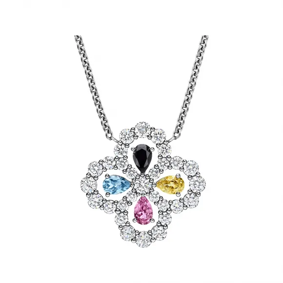 海瑞温斯顿/HarryWinston Diamond Loop彩色宝石和钻石坠饰 PEMPRPMEL4C