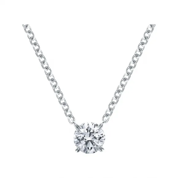 海瑞温斯顿/HarryWinston 圆形明亮式切工单钻坠饰 PIDPRD010SI