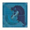 爱马仕/Hermes “两马织情”90厘米方巾 H003684S-06