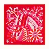 爱马仕/Hermes “庆典骏马”90厘米方巾 H003748SC12