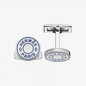 爱马仕/Hermes 红色 Licol Reverse袖扣 H052068FP39