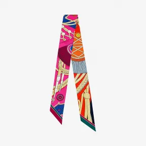 爱马仕/Hermes “佐阿夫与龙骑兵”Twilly小丝巾 H063280S-13