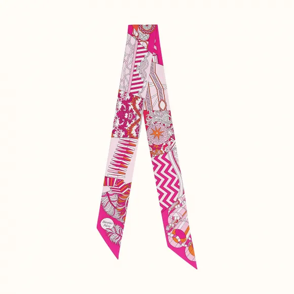 爱马仕/Hermes “从洋伞到对决”Twilly小丝巾 H063464S-04