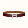 爱马仕/Hermes H 皮带扣&双面皮腰带32毫米 H064544CB86-H073967CAAX095