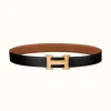 爱马仕/Hermes H 皮带扣&双面皮腰带32毫米 H064544CC06-H073967CAAA085