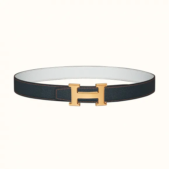 爱马仕/Hermes H 皮带扣&双面皮腰带32毫米 H064544CC06-H075394CABB100