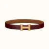 爱马仕/Hermes H 皮带扣&双面皮腰带32毫米 H064544CM2M-H073967CAAX105