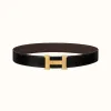 爱马仕/Hermes Constance皮带扣&双面皮腰带38毫米 H074562CUZ3-H077971CAAB115