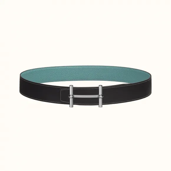 爱马仕/Hermes H d'Ancre皮带扣&双面皮腰带38毫米 H077938CK05-H077971CAAL090