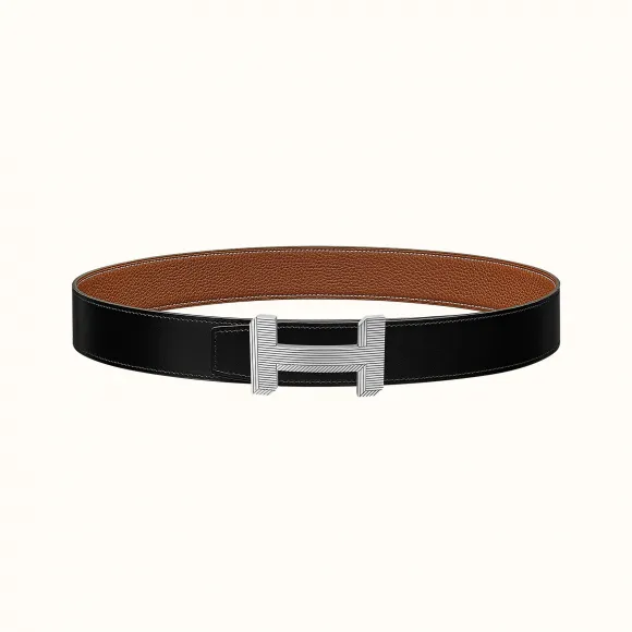 爱马仕/Hermes H Optique皮带扣&双面皮腰带38毫米 H080033CK05-H077971CAAA100