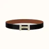 爱马仕/Hermes H Optique皮带扣&双面皮腰带38毫米 H080033CP2K-H077971CAAA095