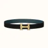 爱马仕/Hermes Farwest皮带扣&双面皮腰带32毫米 H081655CUZ3-H073967CAAD120