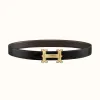 爱马仕/Hermes Farwest皮带扣&双面皮腰带32毫米 H081655CUZ3-H081777CAAA100