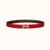 爱马仕/Hermes Bubbles belt皮带扣&双面皮腰带24毫米 H081665CDZ2-H052150CAEM085