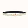 爱马仕/Hermes Bubbles belt皮带扣&双面皮腰带24毫米 H081665CDZ2-H052150CAET070