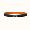 爱马仕/Hermes Bubbles belt皮带扣&双面皮腰带24毫米 H081665CK05-H052150CABW095