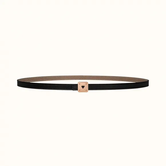 爱马仕/Hermes As de Coeur皮带扣&双面皮腰带13毫米 H081666CDZ2-H065538CABD080