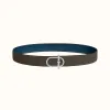 爱马仕/Hermes Ithaque皮带扣&双面皮腰带38毫米 H081758CK05-H077971CAAT085