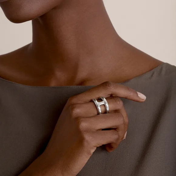 爱马仕/Hermes Osmose戒指，大号 H102536B-00050