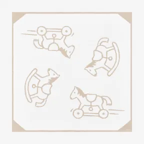 爱马仕/Hermes 蓝色 Adada毛毯 H102623M_02