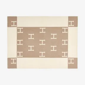 爱马仕/Hermes 玫瑰色 Avalon婴儿毛毯 H102704M_13