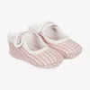 爱马仕/Hermes 玫瑰色 Loomy Pif婴儿软底鞋 H102990M_01