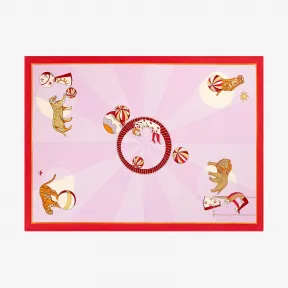 爱马仕/Hermes 蓝色 Hermes Circus毛毯 H103064M_02