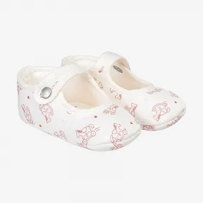 爱马仕/Hermes 蓝色 Adada Dots Pif婴儿软底鞋 H103143M_0218