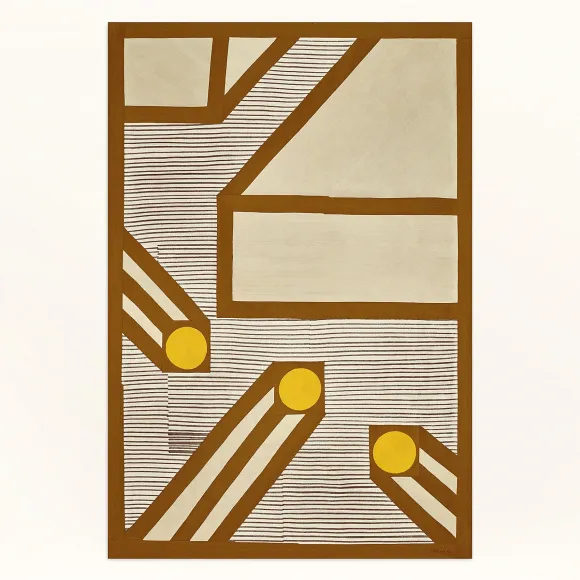 爱马仕/Hermes Cordelie Tremplin地毯 H210050M-02