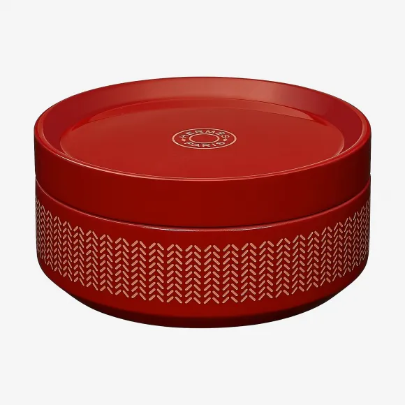 爱马仕/Hermes 蓝色 Boudoir收纳盒，小号 H311914M_03