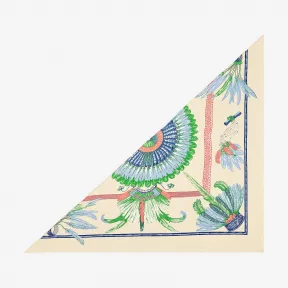 爱马仕/Hermes 红色 “巴西羽毛”大三角巾 H571793S_17