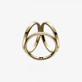 爱马仕/Hermes 黄色 Trio丝巾扣，大号 H601592S_00