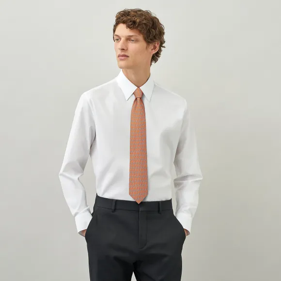 爱马仕/Hermes Hand in Hand Twillbi领带 H626246T-05